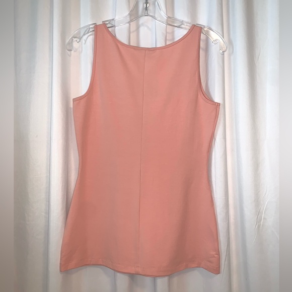 Nick+Zoe Women’s Peach Beige Scoop Neck Shell Cami Tank Top Size Small - Picture 4 of 9